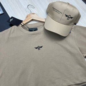 CR CropTop Antheia CAMEL/BLACK Creative Recreation
